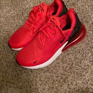 Nike Shoes - Red and black Nike Airmax 270. price negotiable Nike Shoes - Red and black Nike Airmax 270. price negotiable